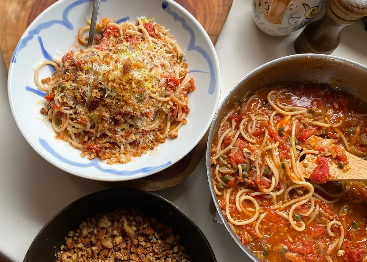 Sardine Spaghetti 5 - CERES Fair Food