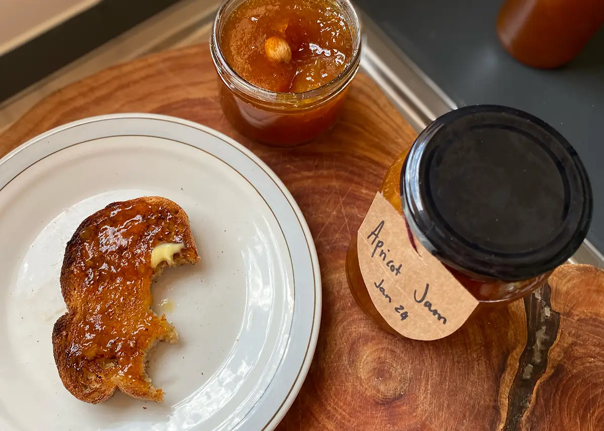Apricot Jam Stephanie Alexander 1 - CERES Fair Food Homemade apricot jam perfect for seasonal edible gifts.