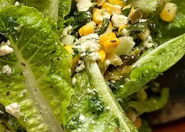 Grilled corn salad with avo and feta 1